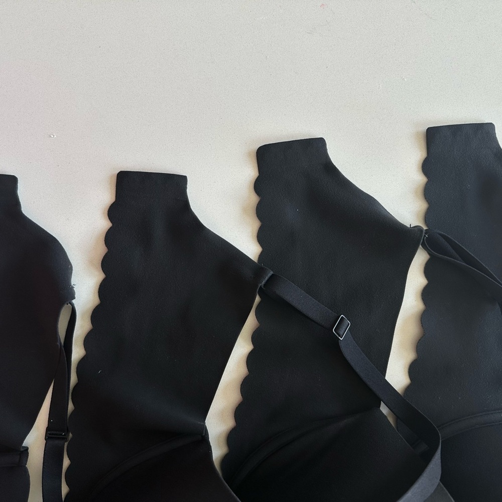 *4 Pack!* Aerie SMOOTHEZ Demi Lightly Lined Bra True Black 36DD - Picture 5 of 16